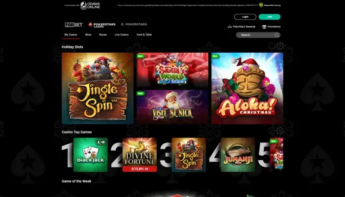 Interface Poker Stars